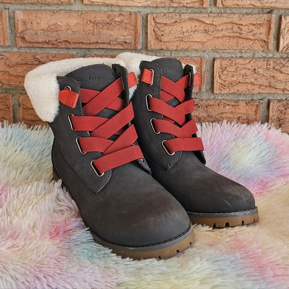 Skechers Womens Cypress-Big Plans Gored Laced Hiker Boots-Charcol Size 8.5 - Picture 11 of 11